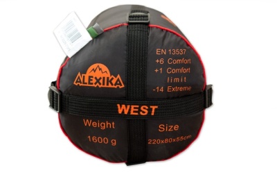 Спальный мешок Alexika WEST зеленый 9229.01017