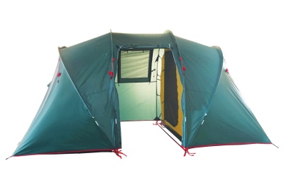 Палатка BTrace Tube 4 Big (зеленая/беж)21