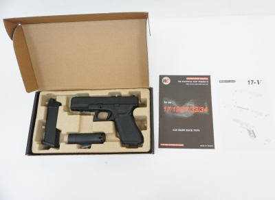 Модель пистолета (WE) WE-G001VB-BK G17 gen5 металл Black