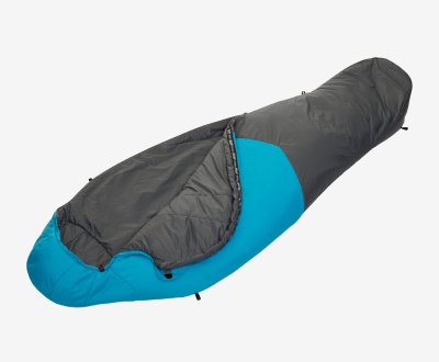 Спальный мешок Bask MISTRAL M (синий/т.серый) левый21