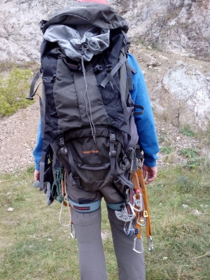 Рюкзак Tatonka BISON 75+10 stone grey olive 6051.3326