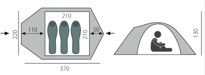 Палатка BTrace Challenge 33