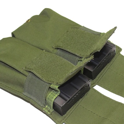 Подсумок двойной molle ADR CH-079 A-tacs FG23