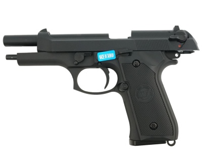 Модель пистолета WE M001-GAS Beretta M92F Black