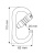 Карабин CAMP Oval XL 3Lock3 Карабин CAMP Oval XL 3Lock3