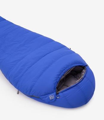 Спальный мешок Bask PAMIRS V2 700+ XL (синий/серый) левый21