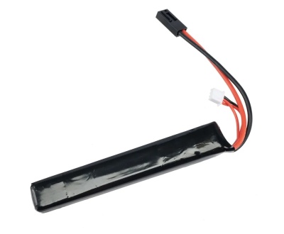 Аккумулятор 7.4V 1300mah (Li-Po) 20C stick 13.5*21*128 мм приклад весло, под крышку (BlueMax)22