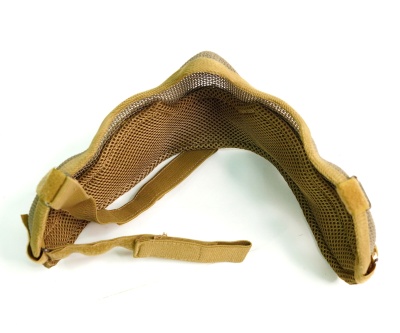 Маска сетчатая на нижнюю часть лица Tactical V2 Strike Mesh Coyote brown
