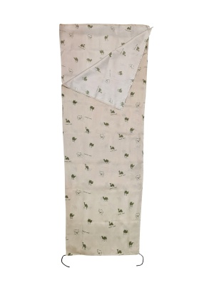 Вкладыш Terra в спальник-кокон (200х80/60 см) микрофибра (camel green)