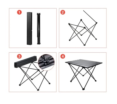 Стол туристический ADR Camping Light Roll4