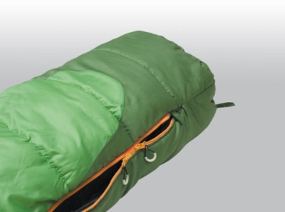 Спальный мешок Alexika MOUNTAIN WIDE зеленый правый 9222.0101127