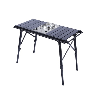 Стол туристический ADR Chief Cook Table + плита, Black