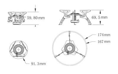 Горелка газовая Fire Maple FMS-10521