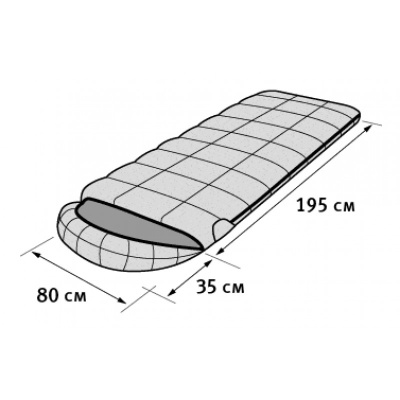 Спальный мешок Alexika COMET синий 9261.01056,4