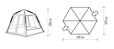 Дно под палатку Talberg MOSQUITO LUX2