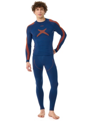 Комплект термобелья VIKING Primeone, Navy/Orange