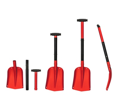 Лопата лавинная складная (красная)25