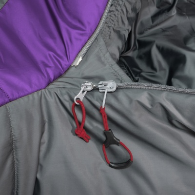 Спальный мешок Talberg SUMMIT EXP (-18) grey/violet, правый24