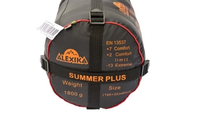 Спальный мешок Alexika SUMMER PLUS серый  9258.01075,8