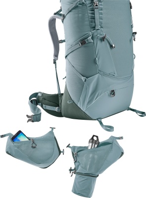 Рюкзак DEUTER Aircontact Core 65+10 SL shale-ivy28