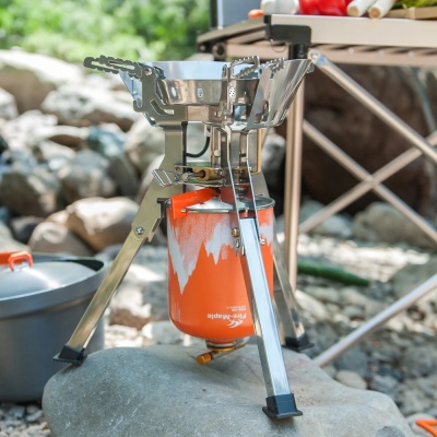 Горелка газовая Fire Maple FAMILY NEW c системой ППТ и ветрозащитой FMS-108N29