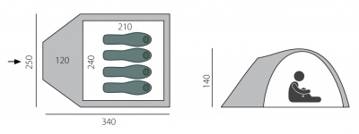 Палатка BTrace Vega2