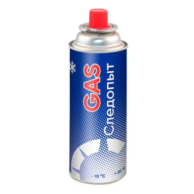 Баллон газовый "СЛЕДОПЫТ", зимний, 220 г (Россия) - Магазин снаряжения для активного отдыха «Адреналин спорт».