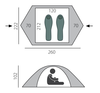 Палатка BTrace Micro3