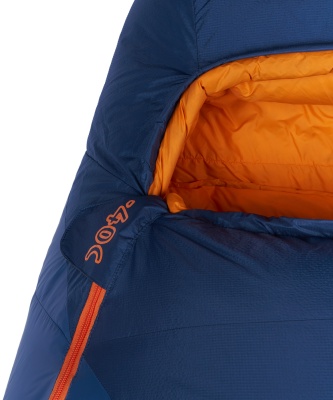 Спальный мешок RedFox Yeti -40C (Long, деним/оранж) левый24