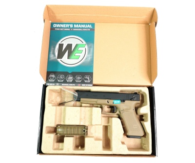 Модель пистолета (WE) GLOCK G35 Tan