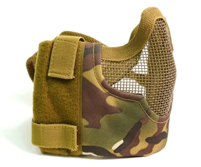 Маска защитная на нижнюю часть лица Tactical V8 Multicam