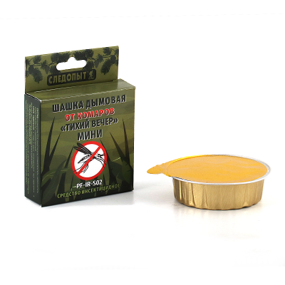 Шашка дымовая "СЛЕДОПЫТ" "Тихий вечер Мини" от комаров - Магазин снаряжения для активного отдыха «Адреналин спорт».