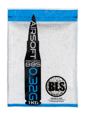 Шары BLS 0,32 White 1кг (3100шт.) страйкбол (airsoft)