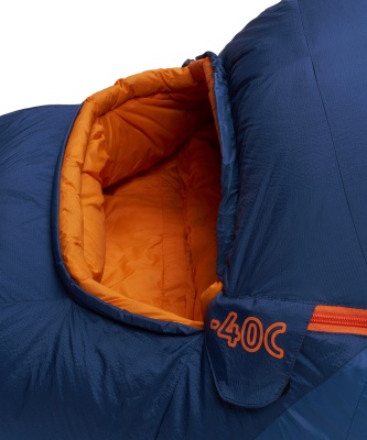 Спальный мешок RedFox Yeti -40C (Long, деним/оранж) левый26