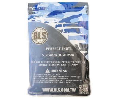 Шары BLS 0,36 White (1000 шт.) страйкбол (airsoft)24