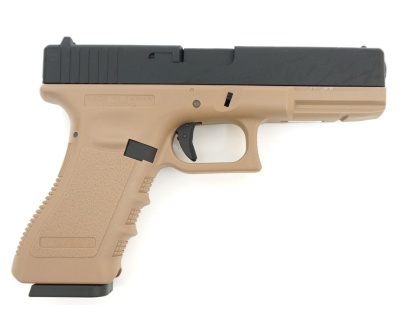 Модель пистолета (KJW) GLOCK G17 GAS Tan