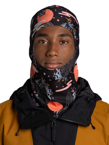 Балаклава Buff Thermonet Hinged Balaclava Ynjar Black22