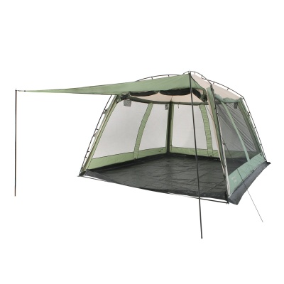 Палатка BTrace Camp (зеленая/беж)4