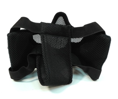 Маска защитная на нижнюю часть лица Tactical V8 Black