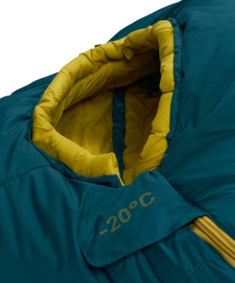 Спальный мешок RedFox Arctic -20C (Regular, нептун/эвкалипт) левый25