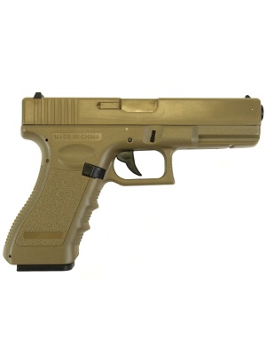 Модель пистолета Cyma CM030 Glock 18C электр. Tan