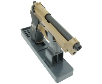 Модель пистолета WE-M009-TAN Beretta M92F, рельса Tan