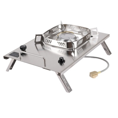 Стол туристический ADR Chief Cook Table + плита, Black11