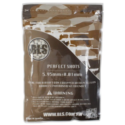 Шары BLS 0,40 White (1000 шт.) страйкбол (airsoft)21