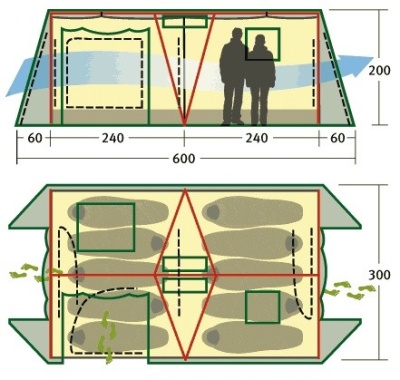 Палатка Alexika VICTORIA 10 green 9156.03019,12