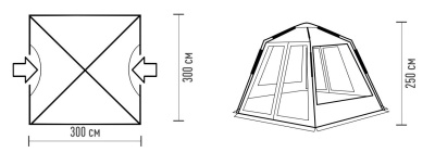 Дно под палатку Talberg Mosquito2