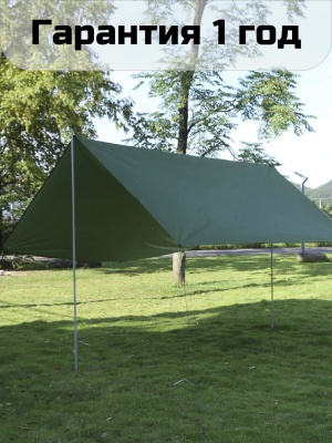 Тент ADR 3x4 со стойками (silver/green)15