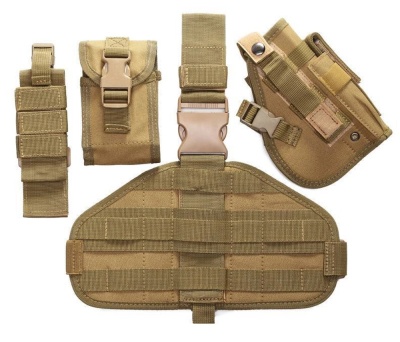 Кобура набедренная на платформе ADR CH-073 A-tacs FG24