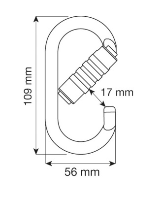 Карабин CAMP Oval Pro 3Lock5