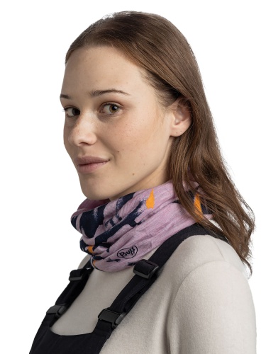 Бандана Buff Lightweight Merino Prints Virta Grape Ice22